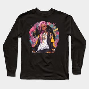 Hip Hop Girl Long Sleeve T-Shirt